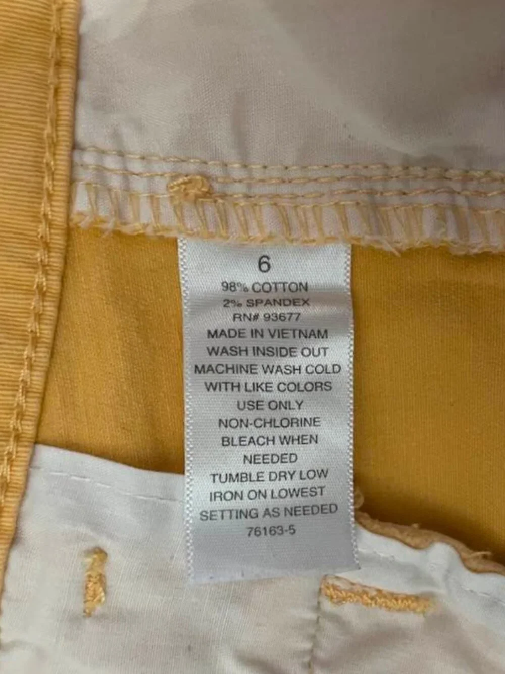 a.n.a. Orange Creamsicle Mid-Rise Shortie Shorts Stretch Size 6 Summer Pastel - Picture 9 of 11